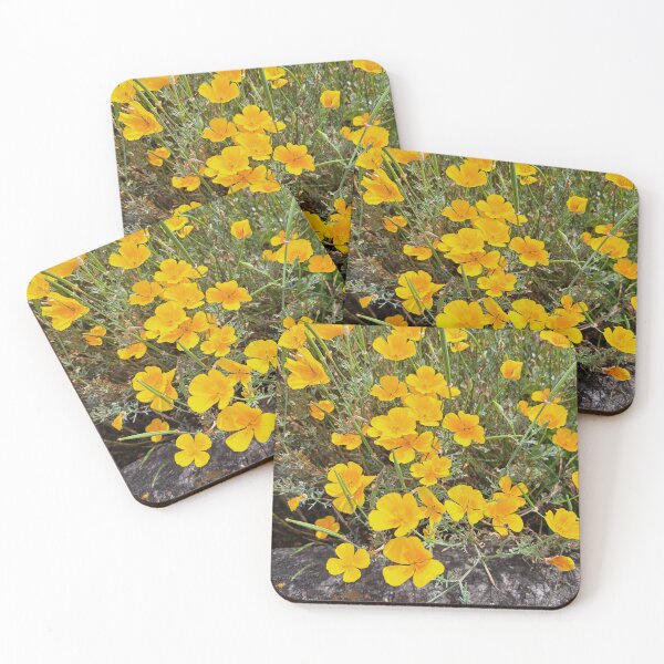 Item preview, Yellow field flower flowers tapestry wildflowers  photography designed and sold by Coolparrotgirl.