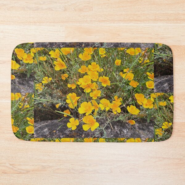 Item preview, Yellow field flower flowers tapestry wildflowers  photography designed and sold by Coolparrotgirl.