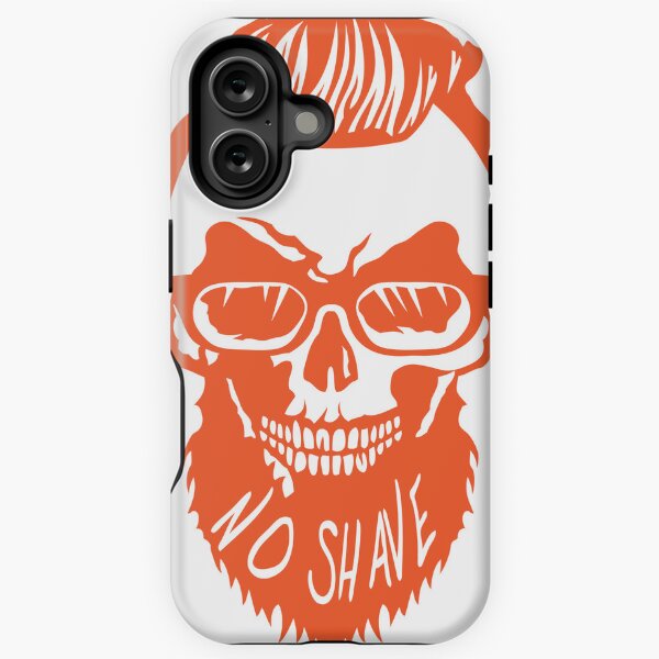 Item preview, skull hipster quote no shave beard hairstyle glasses skull designed and sold by Achille3777.
