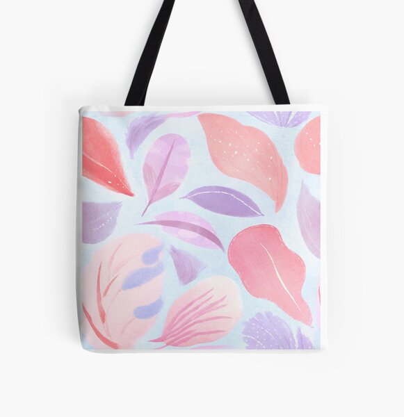 Aperçu de l'œuvre Feuilles aux pastels doux dans un style aquarelle créée et vendue par VibeVerseTT.