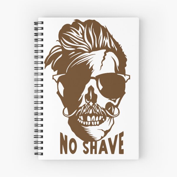 Item preview, skull hipster quote no shave hairstyle mustache designed and sold by Achille3777.