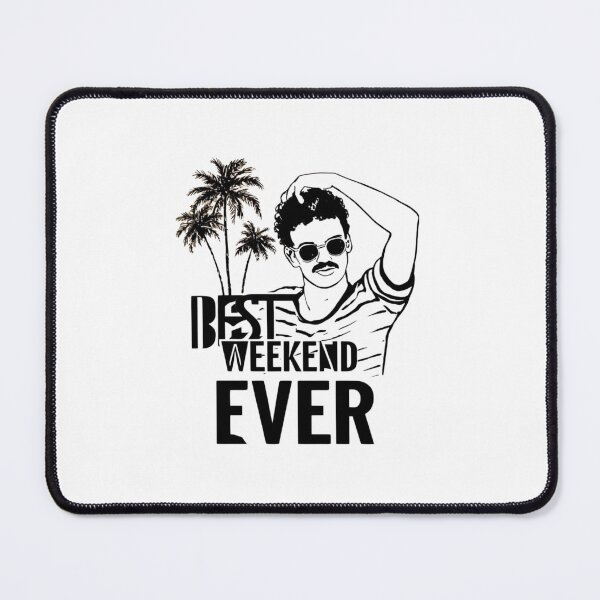 Item preview, "Best Weekend Ever" Vintage Retro 80s Movie Party Shirt – Funny Beer Drinking Graphic Tee designed and sold by Colorful-Garden.