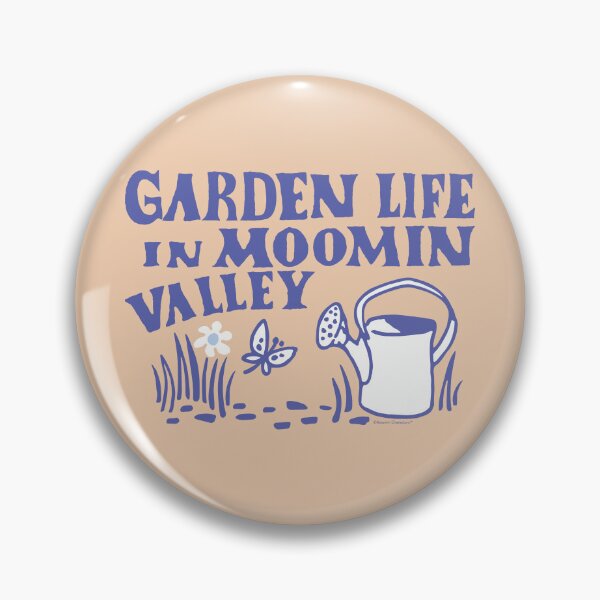 Item preview, Moomin Garden Life Watering Can Blue Print designed and sold by MoominStore.