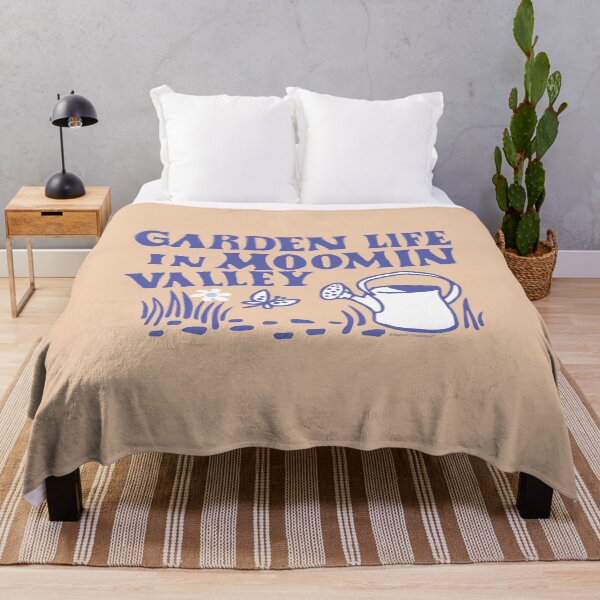 Artikelvorschau, Mumins Gartenleben Gießkanne Blaudruck entworfen und verkauft von MoominStore.