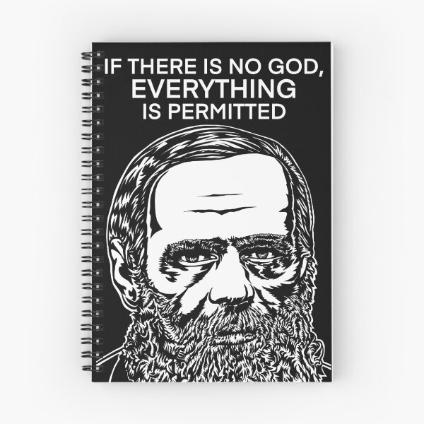 Item preview, FYODOR DOSTOEVSKY quoting himself .2 - ink portrait designed and sold by lautir.