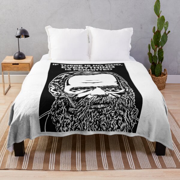 Item preview, FYODOR DOSTOEVSKY quoting himself .2 - ink portrait designed and sold by lautir.