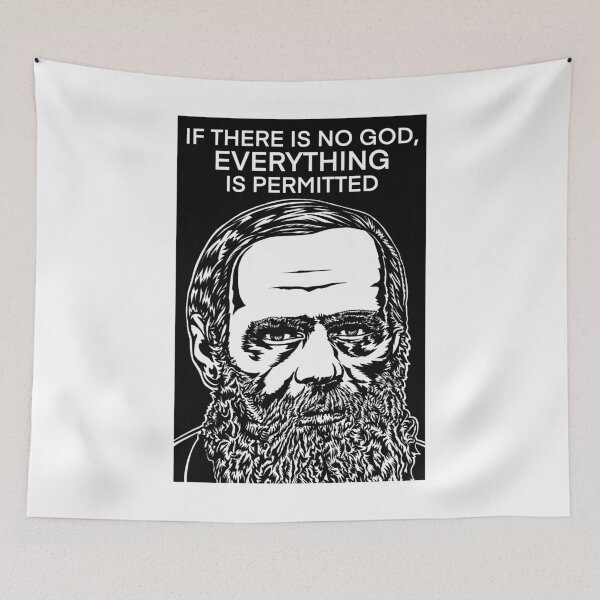 Item preview, FYODOR DOSTOEVSKY quoting himself .2 - ink portrait designed and sold by lautir.