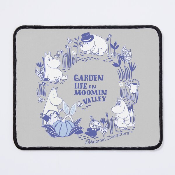 Artikelvorschau, Mumins Garten – Leben im Mumintal – Blauer Druck entworfen und verkauft von MoominStore.