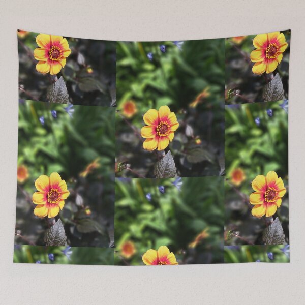Item preview, Yellow field flower wildflowers  photography designed and sold by Coolparrotgirl.