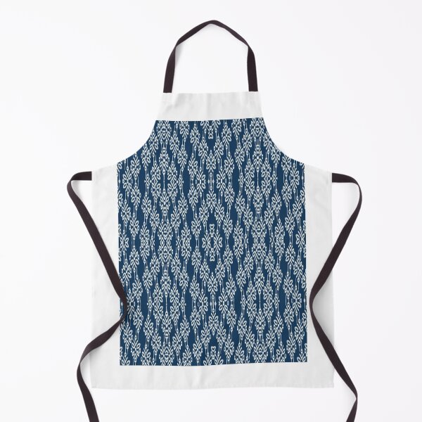 Item preview, Thai Traditional Pattern | Blue and White Elegant Fabric Design designed and sold by Mondee Shop.