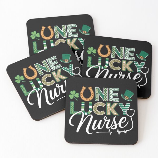 Item preview, One lucky nurse happy st patricks day cute green shamrock designed and sold by marfanna.