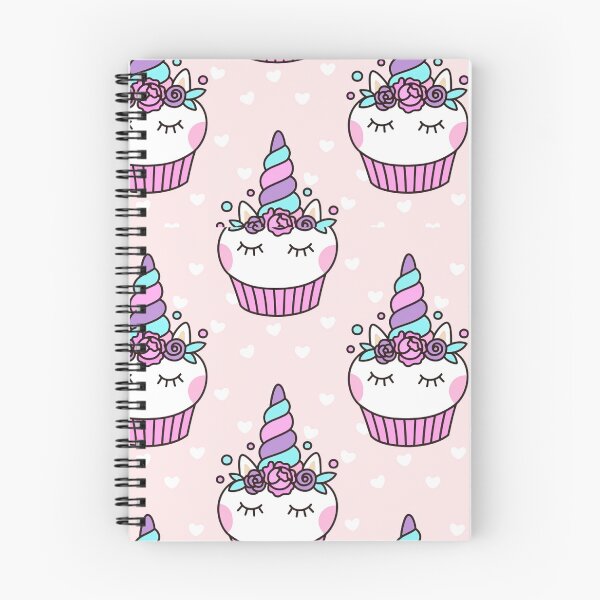 Item preview, Cute Unicorn Cupcake Pattern On A Pink Background With White Heart designed and sold by Masonixem.