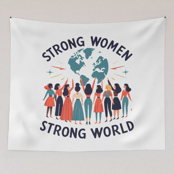 Item preview, Strong Women strong World - woman's international day- Fashion  designed and sold by Meemaart.