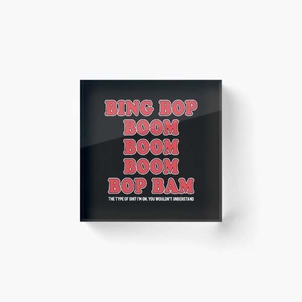 Item preview, Peekaboo Lyrics (Red) designed and sold by FreshBatchCo.