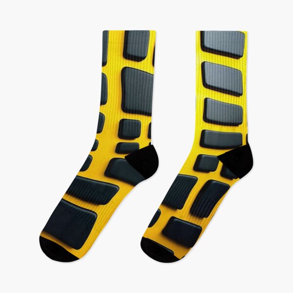 Item preview, Abstract Cubic Pattern in Yellow and Black designed and sold by Bellassi.