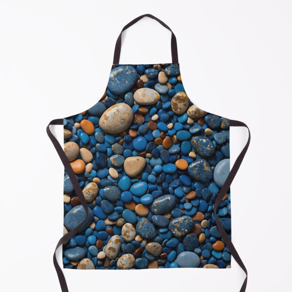 Item preview, Abstract Blue Pebbles designed and sold by Sadia Jannat.