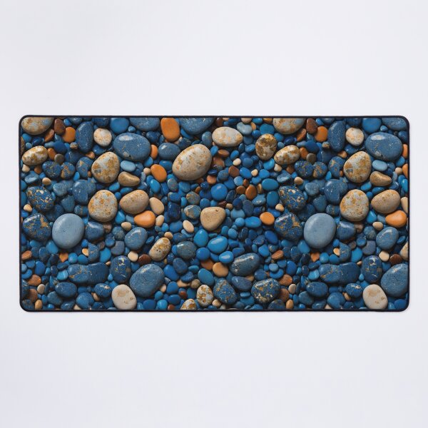 Item preview, Abstract Blue Pebbles designed and sold by Sadia Jannat.