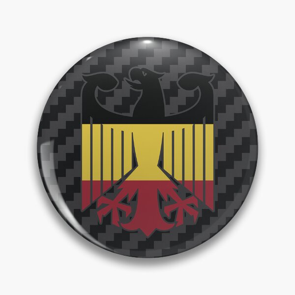 Item preview, German Eagle Emblem | Carbon Background | Colorful Flag Eagle designed and sold by Oliveirallan.