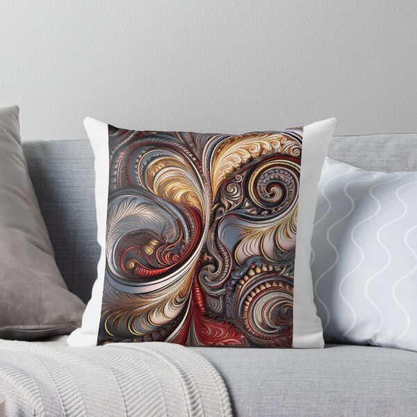 Item preview, Red, gold and silver Paisley pattern -5- designed and sold by Dutchie-in-Gemany.