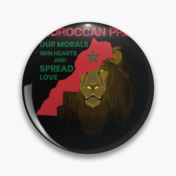 Item preview, MOROCCAN PRIDE: Atlas Lion & Map of Morocco – Strength, Dignity & Love designed and sold by MONTRIS.