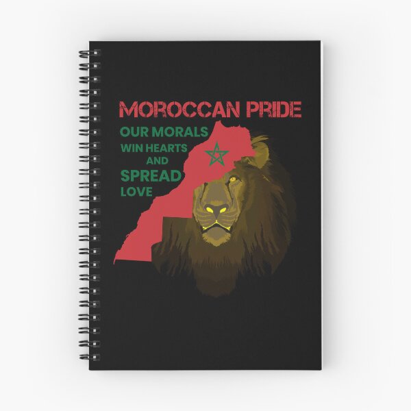 Item preview, MOROCCAN PRIDE: Atlas Lion & Map of Morocco – Strength, Dignity & Love designed and sold by MONTRIS.