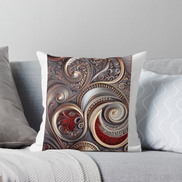 Item preview, Red, gold and silver Paisley pattern -8- designed and sold by Dutchie-in-Gemany.