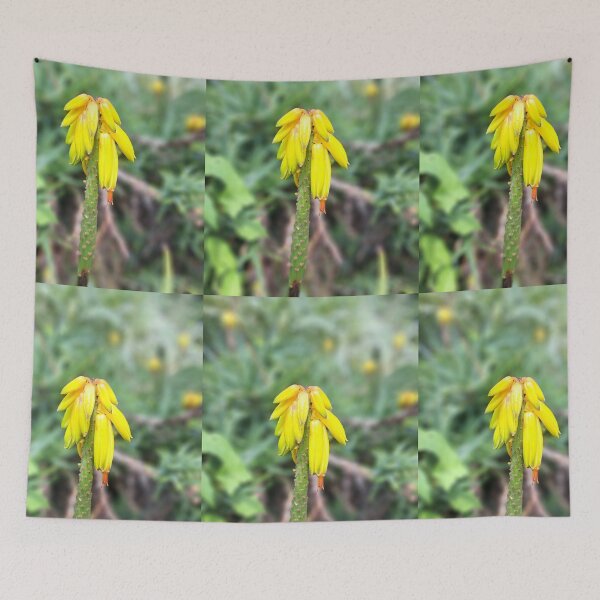 Item preview, Yellow field flower wildflowers  photography designed and sold by Coolparrotgirl.