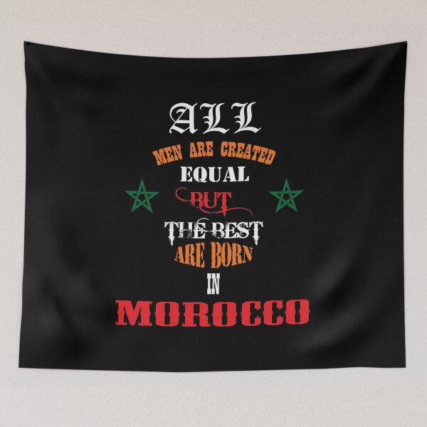 Item preview, Moroccan Pride Men’s Design - Born in Morocco, Strong & Empowered designed and sold by MONTRIS.