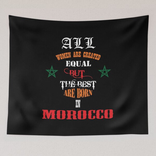 Item preview, Moroccan Pride Women’s Design - Born in Morocco, Strong & Empowered designed and sold by MONTRIS.