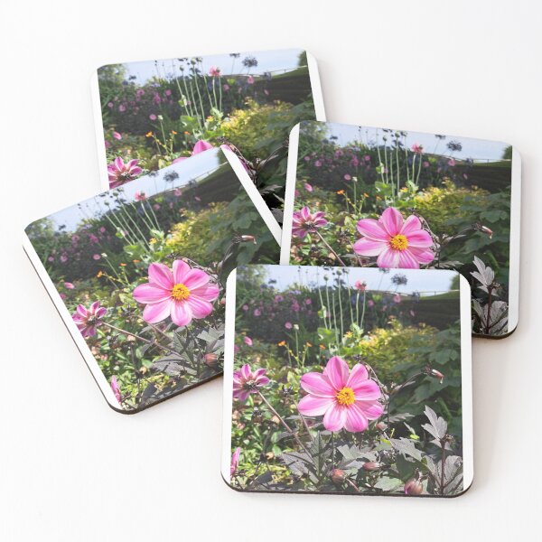 Item preview, Pink field flower wildflowers  photography designed and sold by Coolparrotgirl.
