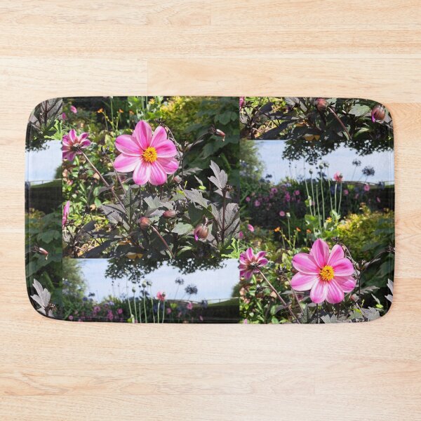 Item preview, Pink field flower wildflowers  photography designed and sold by Coolparrotgirl.