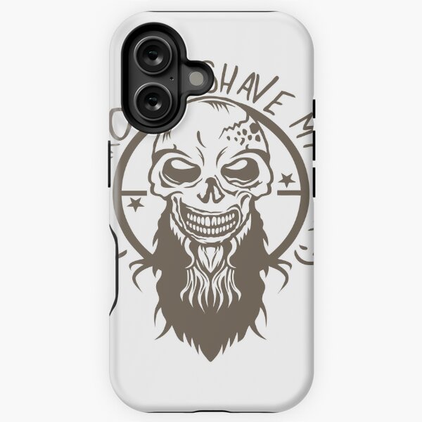 Item preview, skull hipster quote shave hair beard bearded designed and sold by Achille3777.