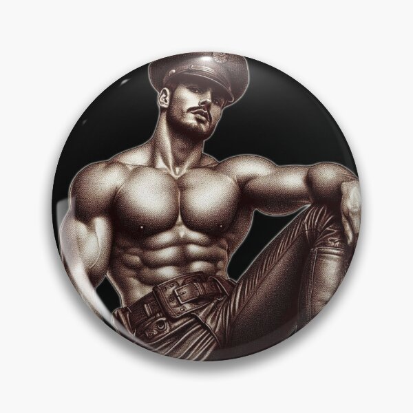 Item preview, 1920's Vintage Leather German Military Officer Pride Graphic Design designed and sold by ItsAKinkThing.