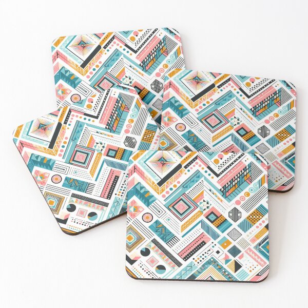 Item preview, Multicolor Trendy Geometric Pattern designed and sold by Simplybe1.