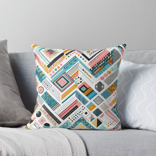 Item preview, Multicolor Trendy Geometric Pattern designed and sold by Simplybe1.