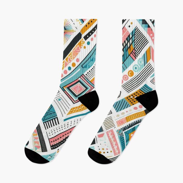 Item preview, Multicolor Trendy Geometric Pattern designed and sold by Simplybe1.