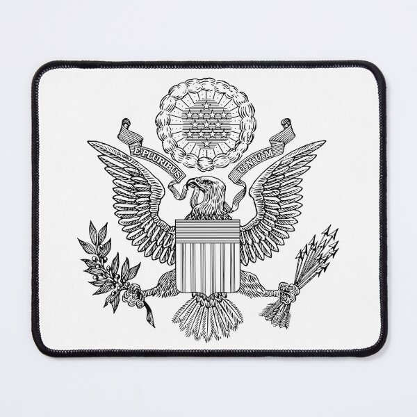 Item preview, Great Seal of the United States (Black & White) designed and sold by Historian of the Defunct.