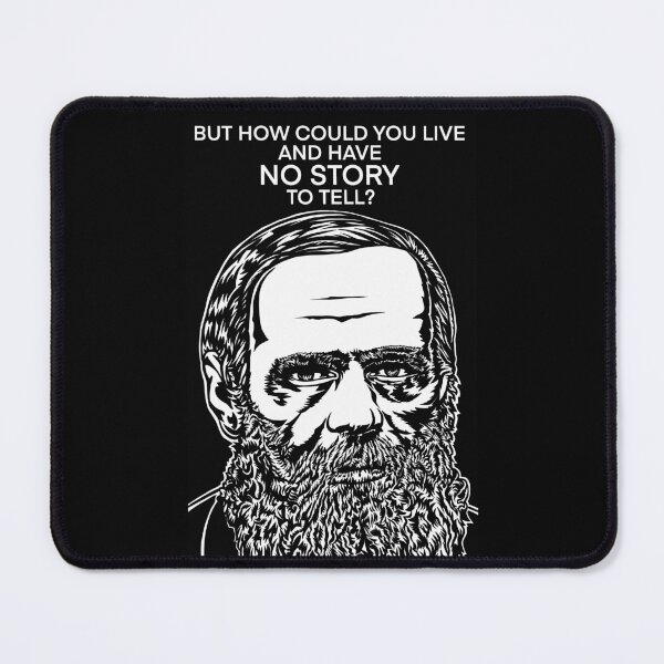 Item preview, FYODOR DOSTOEVSKY quoting himself .3 - ink portrait designed and sold by lautir.