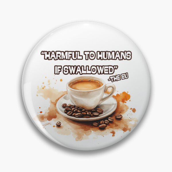 Item preview, "Harmful to Humans if Swallowed" Coffee designed and sold by LarkspurAndTea.