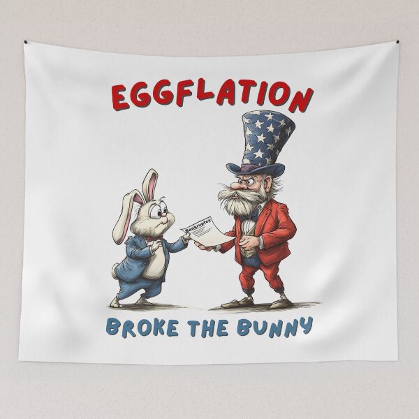 Item preview, Eggflation Got to the Easter Bunny designed and sold by CrystalCoastNC.
