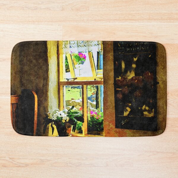 Item preview, Cozy country window with flowers and rustic charm designed and sold by GestaltImagery.