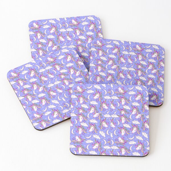 Item preview, Cute Unicorn In The Sky Seamless Pattern  designed and sold by Masonixem.