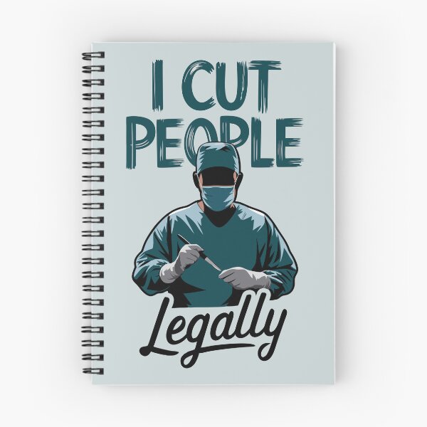 Item preview, I Cut People Legally - Surgeon Humor designed and sold by pixelated_echoes.
