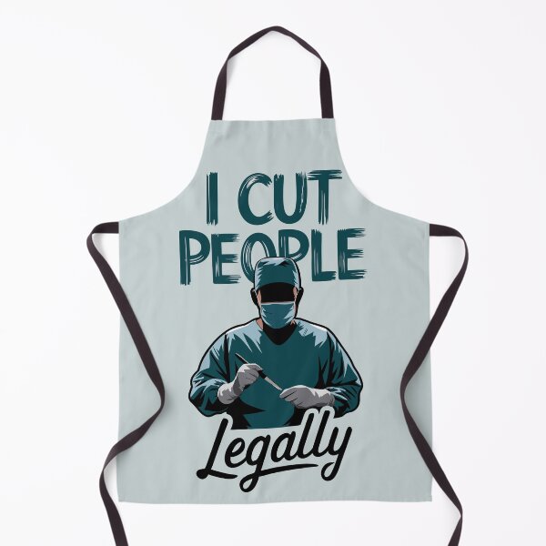 Item preview, I Cut People Legally - Surgeon Humor designed and sold by pixelated_echoes.