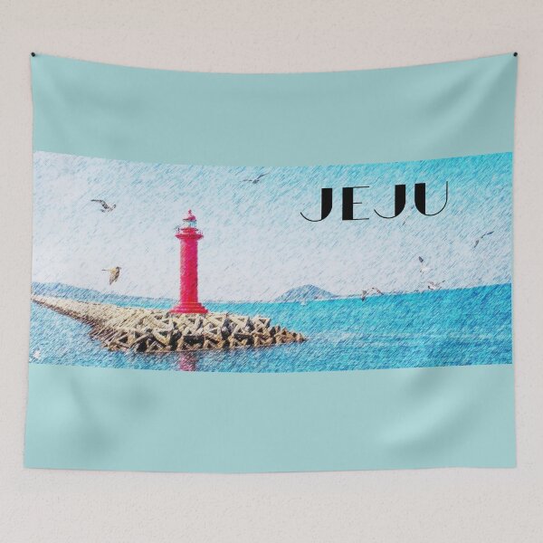 Item preview, Jeju Lighthouse - Coastal Beauty of South Korea designed and sold by mycreastyle.