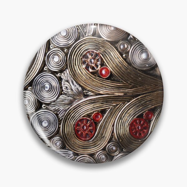 Item preview, Red, gold and silver Paisley pattern -16- designed and sold by Dutchie-in-Gemany.