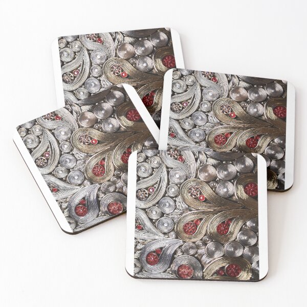 Item preview, Red, gold and silver Paisley pattern -16- designed and sold by Dutchie-in-Gemany.