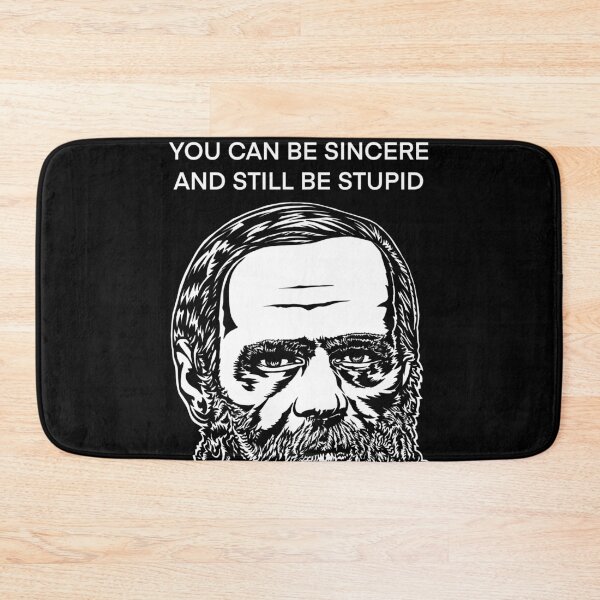 Item preview, FYODOR DOSTOEVSKY quoting himself .4 - ink portrait designed and sold by lautir.
