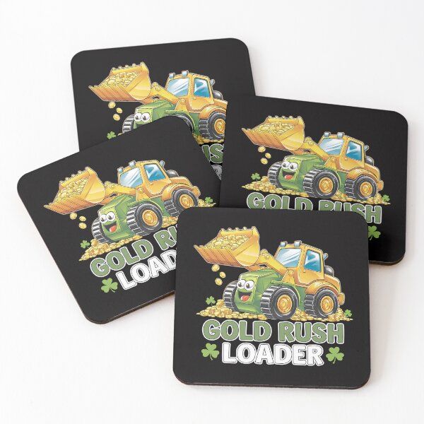 Item preview, St Patricks Day Bulldozer - A perfect gift for construction machine fans, St. Patrick’s Day lovers, kids, and anyone who enjoys bulldozers and Irish luck! designed and sold by ZyziowskyArt.
