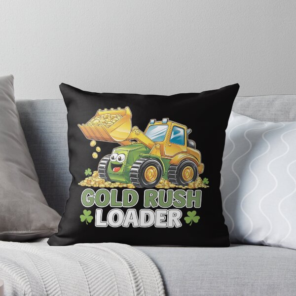 Item preview, St Patricks Day Bulldozer - A perfect gift for construction machine fans, St. Patrick’s Day lovers, kids, and anyone who enjoys bulldozers and Irish luck! designed and sold by ZyziowskyArt.